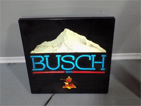 1980's Busch Beer Sign