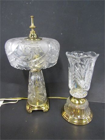 Lead Crystal Table Lamps