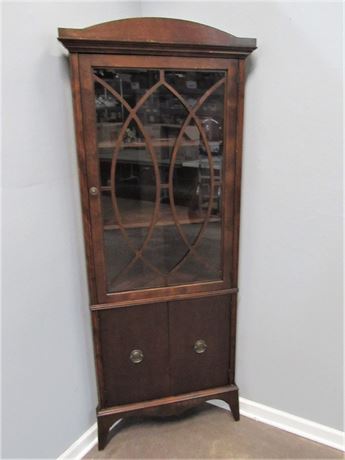 Vintage Corner Cabinet/Hutch