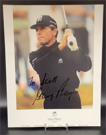 Gary Player Autograph Photograph PGA Tour