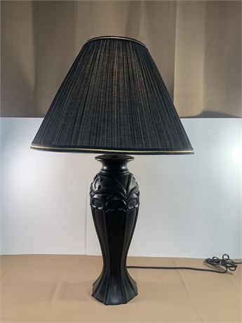Black Trophy Table Lamp