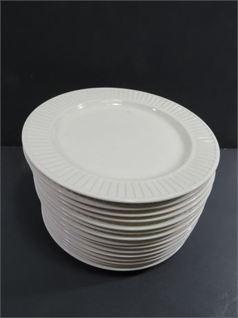 DRAPE by Noble Excellence Ironstone Dinner Plates