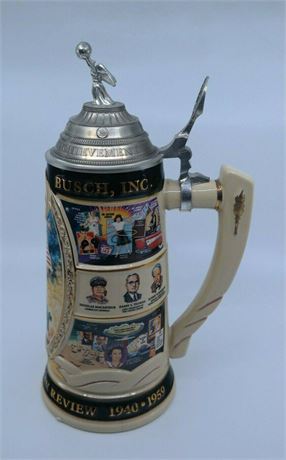 Anheuser-Busch "20th Century in Review" series Collectors Stein
