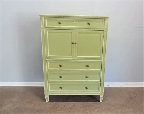 Solid Wood Painted Armoire