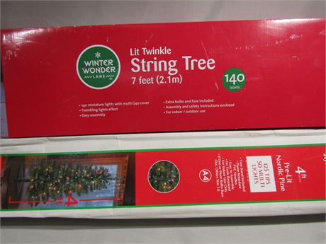 Christmas Tree and Yard Decorations, New in Box