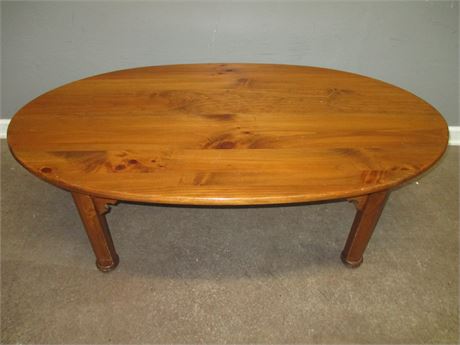 Oval Shaped Vintage Coffee table
