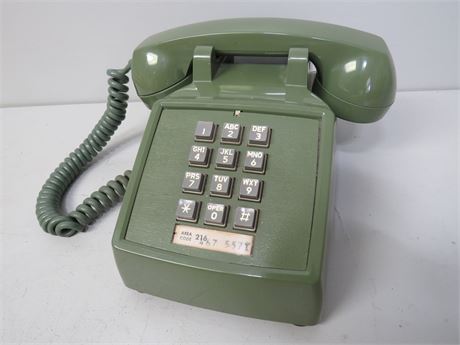 Vintage ITT Push Button Desk Phone