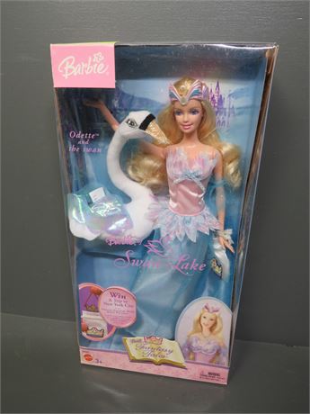 2003 Barbie of Swan Lake Doll - Odette and the Swan