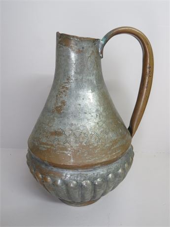 Tinned Copper Water Jug