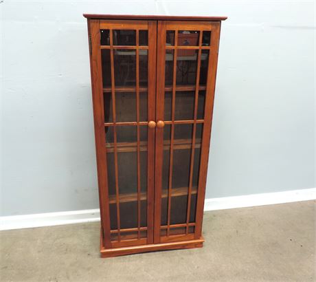 Solid Wood Display Cabinet