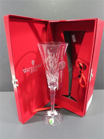 WATERFORD Crystal 12 Days of Christmas Collection 12th Edition Champagne Flute