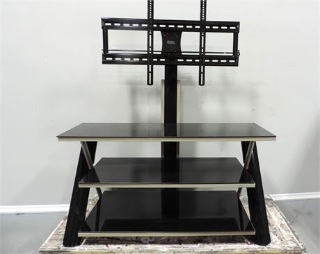 Contemporary Style Metal TV Stand