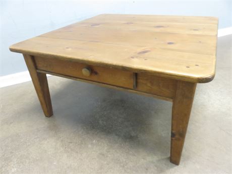 Knotty Pine Coffee Table