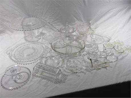 Assorted Glass / Crystal Servingware