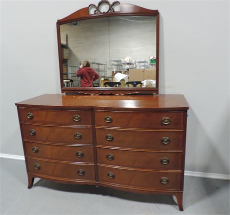 RWAY Solid Wood Dresser / Mirror