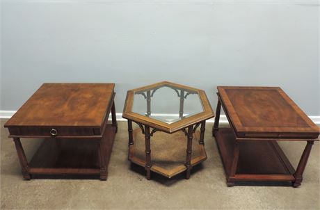 Set of Solid Wood Accent Tables