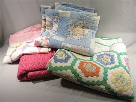 Vintage Handmade Quilts / Bedspreads