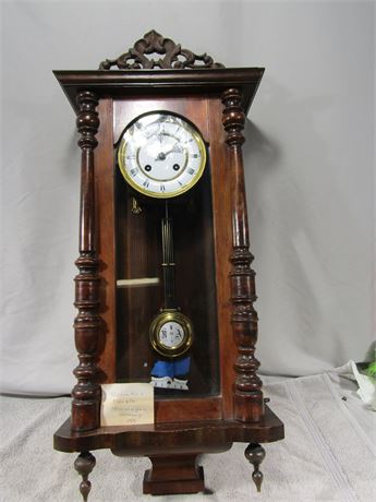 Antique Schlenker Kienzle Wall Clock