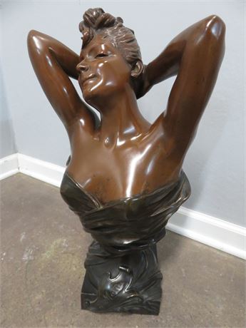 NICOLAS MAYER "Le Matin" Bronze Sculpture