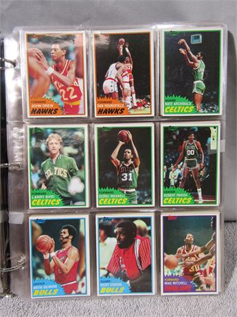 1981 Topps Basketball Complete Set