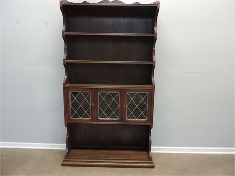Solid Wood Bookcase / Display Cabinet