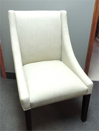 Neutral  Fabric Accent Chair