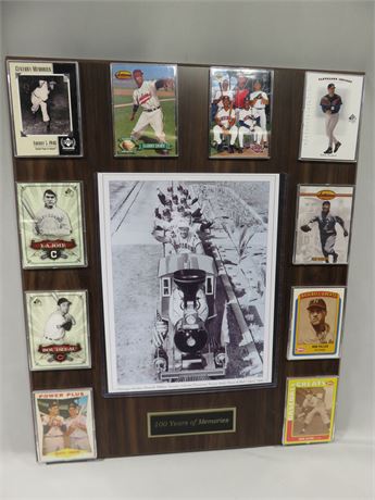 CLEVELAND INDIANS "100 Years of Memories" Wall Plaque
