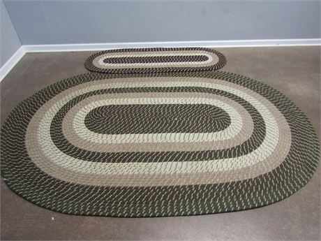 Colonial Style Braided Area Rugs