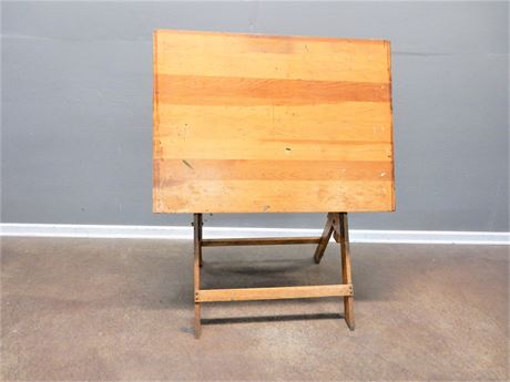 Wood Drafting Table