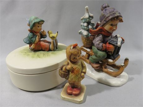 Hummel Figurines & Trinket Box