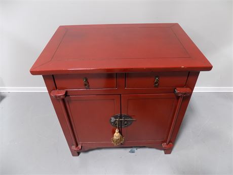 Asian Style Red Cabinet