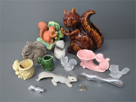 Squirrel Figurines / Sculptures