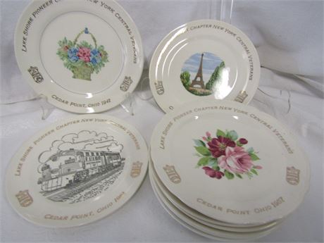 Early Cedar Point Collector Plates