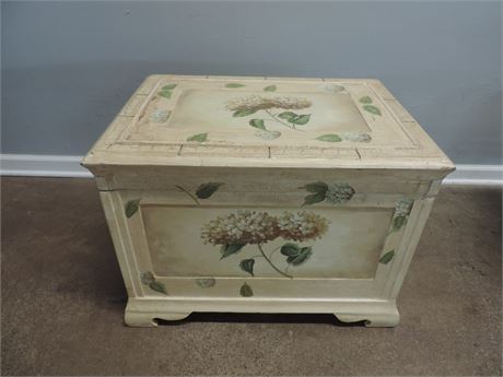 Painted Solid Wood Chest / Table