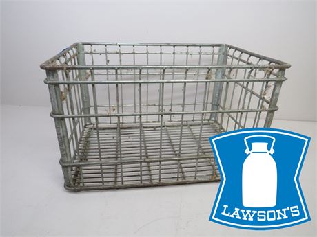 LAWSON'S Metal Milk Crate