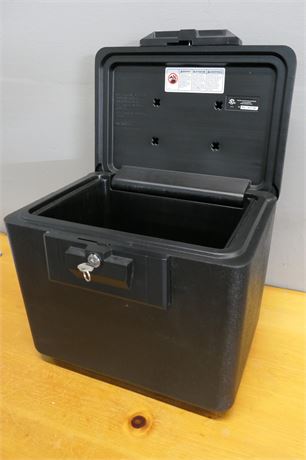 Sentry Safe in black with key
