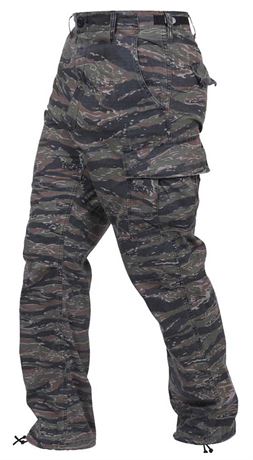 ROTHCO Tiger Stripe Camo Tactical BDU Pants - Size L
