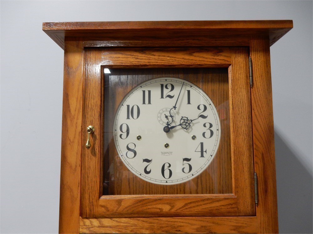 Transitional Design Online Auctions Grandfather Clock / New England