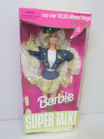 1995 Barbie Super Talk Doll