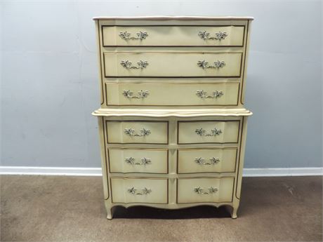 Vintage Link-Taylor French Provencial Tall Chest of Drawers