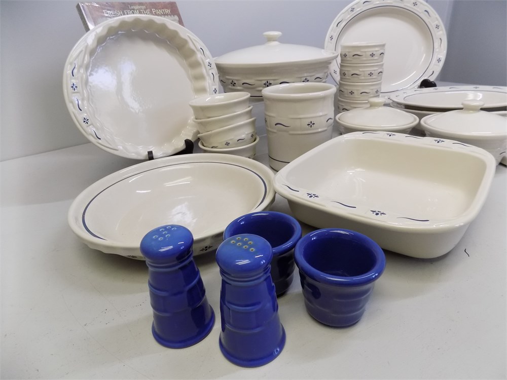 Transitional Design Online Auctions - LONGABERGER Pottery Lot