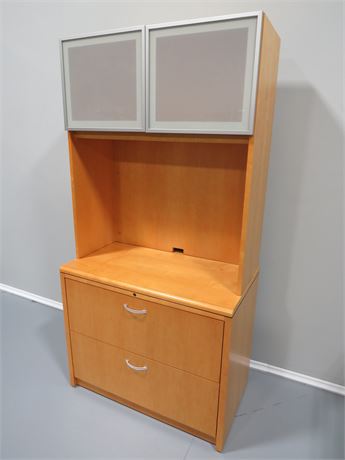 Lateral Filing Cabinet w/Hutch