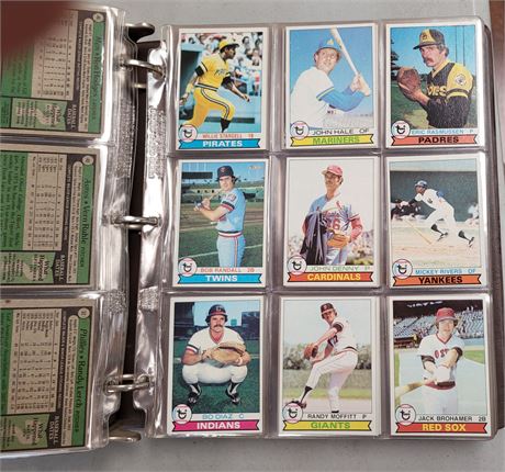 1979 Topps Baseball Well Maintained Starter Set in Binder and Pages