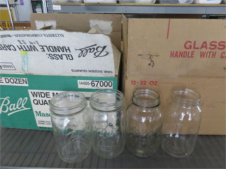 24 Glass Mason Jars