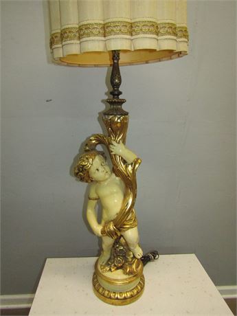 Gilt Figural Table Lamp