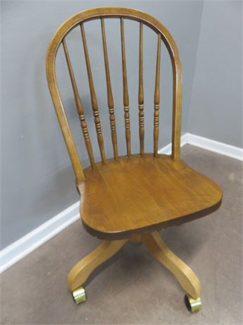 Wooden Desk Chair