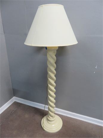 Spiral Column Floor Lamp