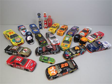 Die Cast NASCAR Race Car Lot