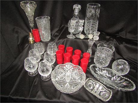Galway Crystal Collection, Victorian Viewing Jars -Reproductions