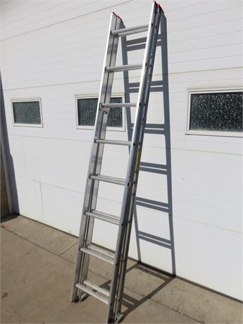 WERNER 16 ft. Type III Aluminum Extension Ladder